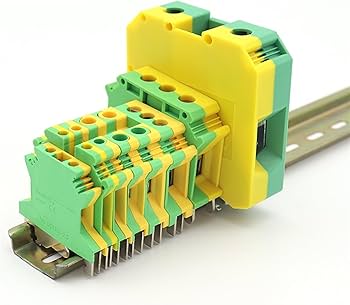 Terminal Block Yellow Green