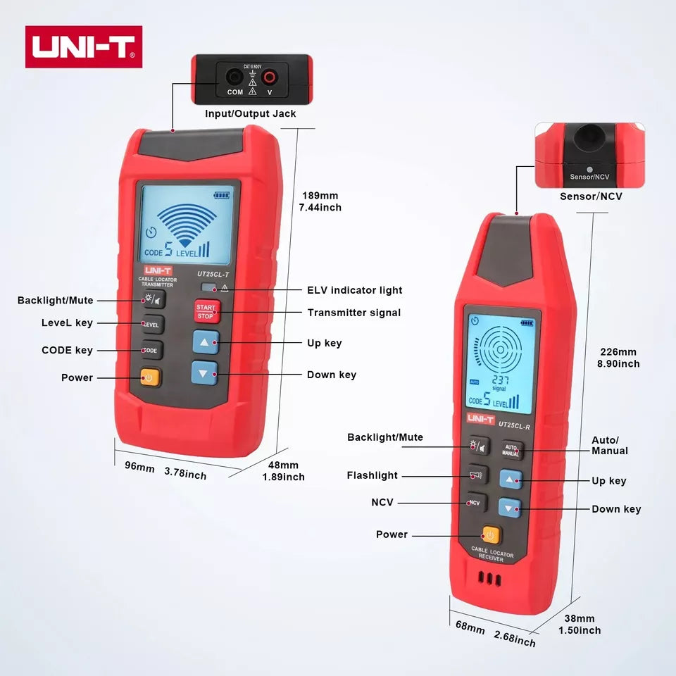 File Pro Locater Wire Locater Underground Wire Locator Tester Detector Pro Cable Pipeli