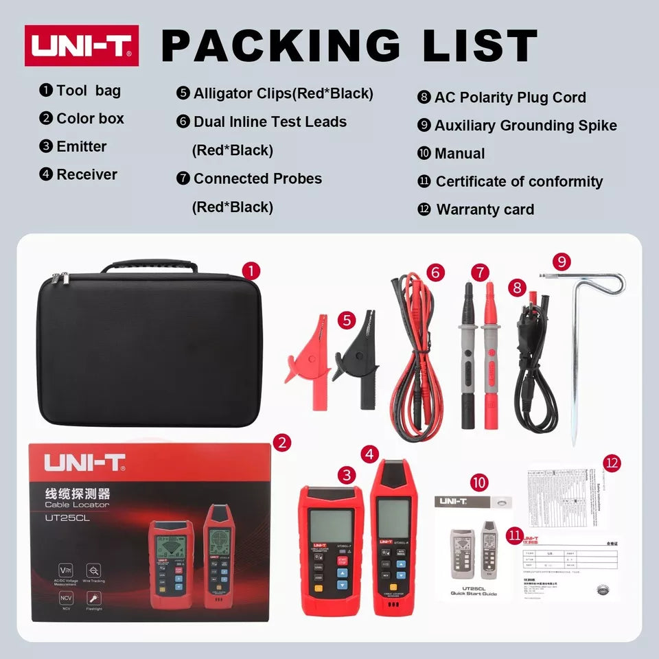 File Pro Locater Wire Locater Underground Wire Locator Tester Detector Pro Cable Pipeli