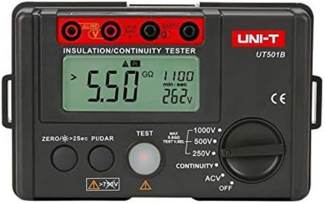 UNI-T MIE0306 Insulation Resistance Meter Meghometer UT501B